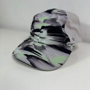 Lululemon Men's Fast Free Running Hat Vent gray green black one size